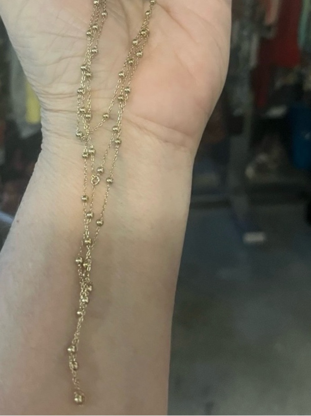 Express Gold Chain Hand Chain…is new but doesn’t have tags.